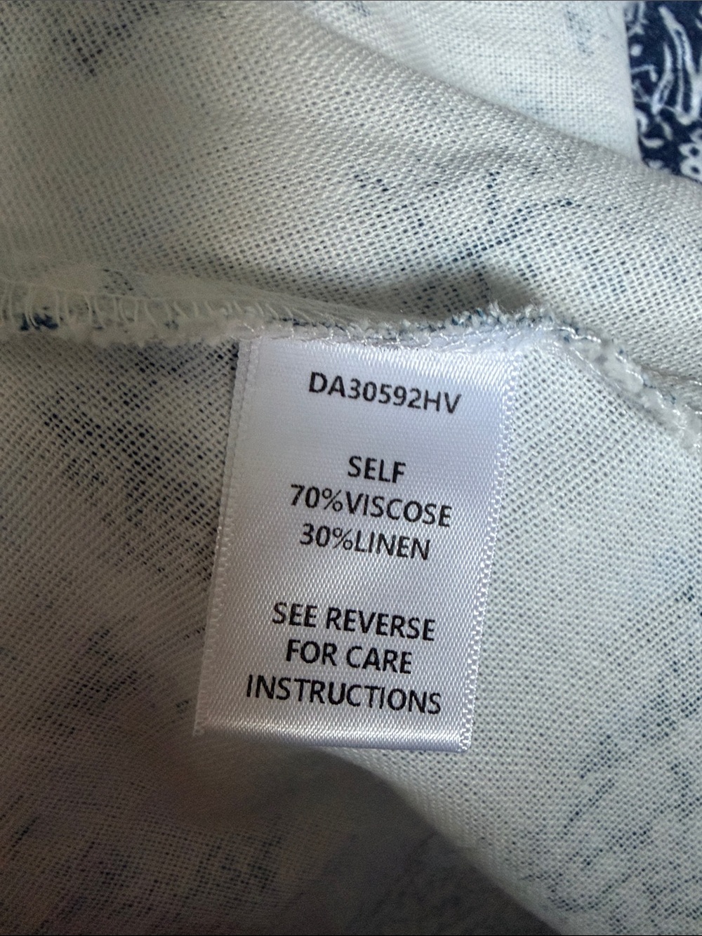 Vici Sunday Best Blue and White Toile Linen-Blend Mini Dress NWT - Picture 10 of 10